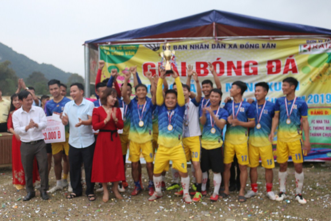 Tài trợ Giải bóng đá Đồng Văn xuân 2019